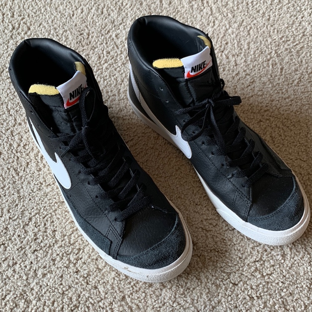 Black Nike blazers size 11.5